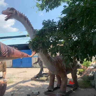 Modelo Diplodocus de parque de atracciones de dinosaurio animatrónico realista