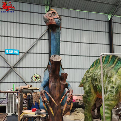 Dinosaurio Therizinosaurus Dinosaurio de parque temático animatrónico realista