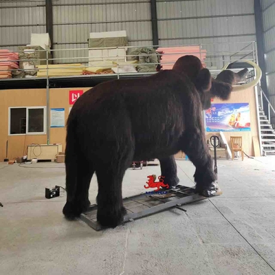 Modelo de mamut realista de tamaño natural de animales animados realistas de RoHS