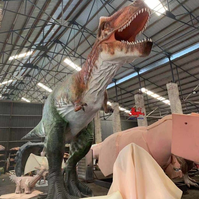 Theme Park Dinosaurus Animatronik Realistis T Rex Dengan Kustomisasi Gerakan / Suara