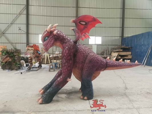 Macera parkı karnaval geçit töreni çekici animatronik gerçekçi ejderha kostümü satılıyor