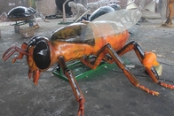 Realistic Animatronic Insects Honeybee For Outdoor Kids Amusement Park