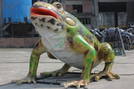 Sun Proof Artificial Frog Sculpture With Vivid Sound 110 / 220V Powered