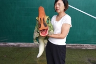 Light Realistic Dinosaur Puppet , Customized Realistic Dinosaur Hand Puppet