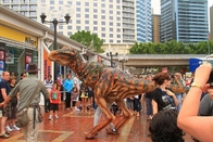 Light Realistic Walking Dinosaur Costume For 1.6 - 2 Meters Performer