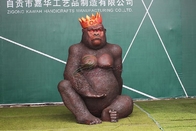 Realistic Life Size Animatronic Gorilla King Kong For Amusement Park