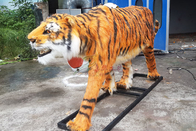 Amusement Park Realistic Animatronic Animals / Tiger With Remote Controller