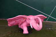 City Park Custom Fiberglass Products , Cute Pink Fiberglass Elephant
