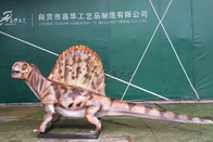 Attractive Life Size Dinosaur Statue , Silicon Rubber Dinosaur Garden Sculpture