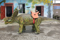 Customized Dinosaur Toy Car , Sun Proof Animatronic Kids Dinosaur Car
