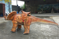 Amusement Park Animatronic Walking Dinosaur Rides For Kids And Adults