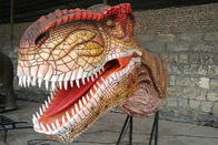 Waterproof Color Realistic Hand - Sculpted Dinosaur Head In Dinosaur Park