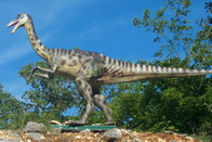 Life Size Realistic Animatronic  Customized Gallimimus Dinosaur Yard Statue