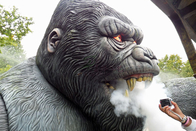 Emulational Animatronic King Kong Gorilla For Amusement Theme Park
