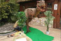 Playgrounds Realistic Animatronic Dinosaur Lively And Interesting Interactive Steel Frame