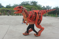 Leaky Legs Red Handmade Realistic Dinosaur Costume Display Commercial Center
