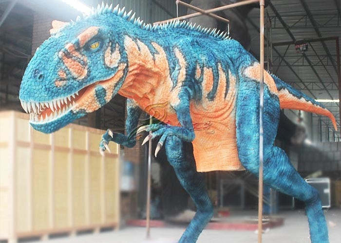 Handmade Colorized Lifelike Dinosaur Costume Water Repellent For Adults