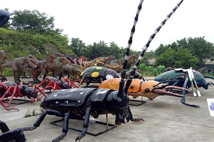 Life Size Animatronic Insects Snow Proof For Indoor / Outdoor Exhibition