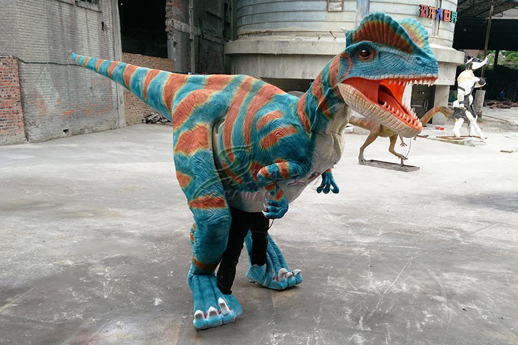 Professional Life Size Realistic Dinosaur Costume For Stage Show