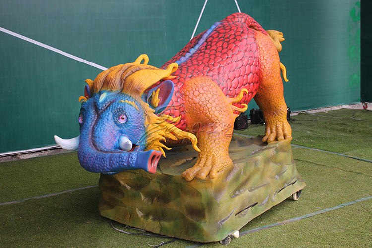 Attractive Remote Control Animatronic Artificial Animals For Playground