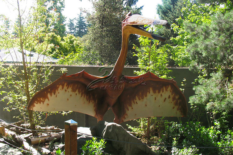 Sun Proof Realistic Animatronic Dinosaur , Life Size Simulation Pterosaur