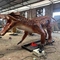 Lebensgroße realistische Dinosaurier-Modelle im Freien Krokodil-Statue Freizeitpark-Ausrüstung