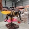 Modèle d'abeille grandeur nature d'animaux animatroniques réalistes naturels de couleur