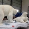 Реалистический аниматроник в натуральную величину подгонянный полярный медведь доступный 12 месяца гарантии