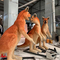 Kangourou réaliste d'animaux animatroniques de 1,8 m pour parc à thème