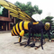 Modelo de tamaño natural animatronic de la abeja, forma de los insectos de la simulación modificada para requisitos particulares