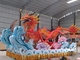 Desfile del dragón chino, suministros de carroza, desfile de carroza de carnaval.