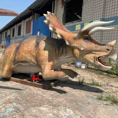 Jurassic World Dinosaur Theme Exhibitions Realistic Animatronic Dinosaur Triceratops Model
