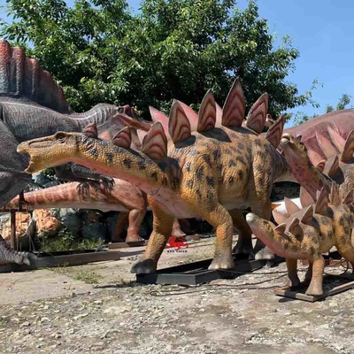 Waterproof Outdoor Life Size Dinosaur Statues For Trampoline Park