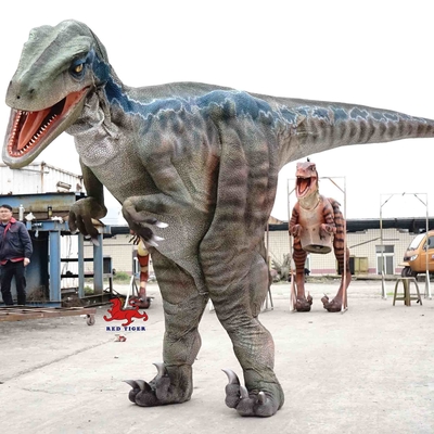 Animatronic Realistic Dinosaur Costume / Adult Raptor Costume For Outdoor