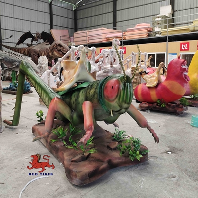 Sports Park Animatronic Insects Statue Simulation Model High Density Foam