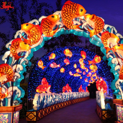 Centrum handlowe Chinese Festival Lantern Shape Niestandardowe spersonalizowane chińskie lampiony