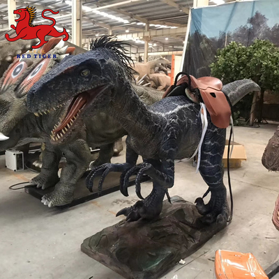 Wysokiej jakości realistyczny animatroniczny pokój ucieczki dinozaura naścienna dekoracyjna głowa dinozaura Raptor