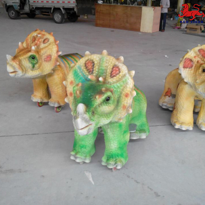 Professional Animatronic Dinosaur Ride Windproof / Waterproof