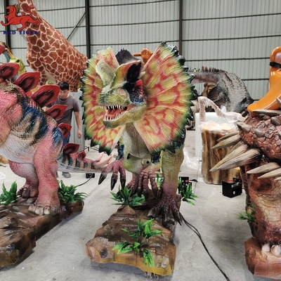 Theme Park Dinosaur Park Rides , Artificial Walking Dinosaur Rides