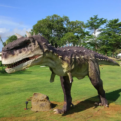 Themapark Realistische animatronische dinosaurus Carnotaurus met aanpassing van beweging en geluid