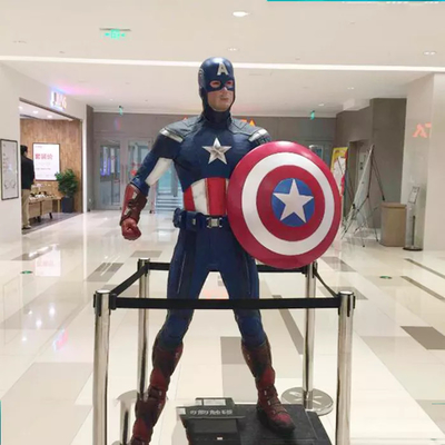 Figurka z żywicy Marvel statua zewnętrzna rzeźba kapitana ameryki