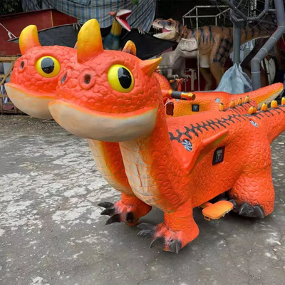 Outdoor Dinosaur Park Rides Size Customized Realistic Dinosaur Models