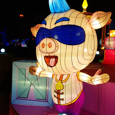 Decoration Chinese Animal Lanterns Waterproof / sunproof For Festival