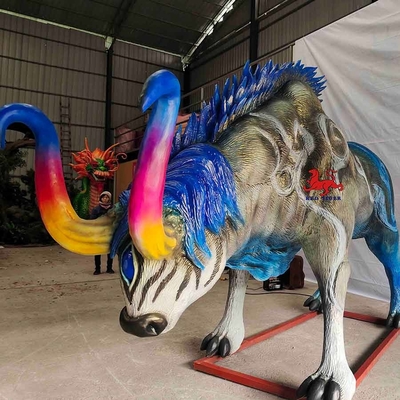 Infrared Sensor Theme Park Animatronics Mythical Chinese Creatures - Fei