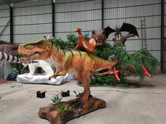 CE RoHs Realistic Animatronic Dinosaur , Natural Looking Dinosaur Model High Durability