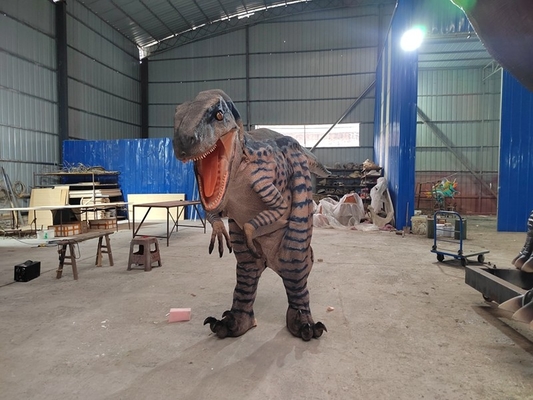 Życiowy dorosły prawdziwy kostium dinozaura Jurassic World realistyczny koszulka dinozaura chodzącego na sprzedaż