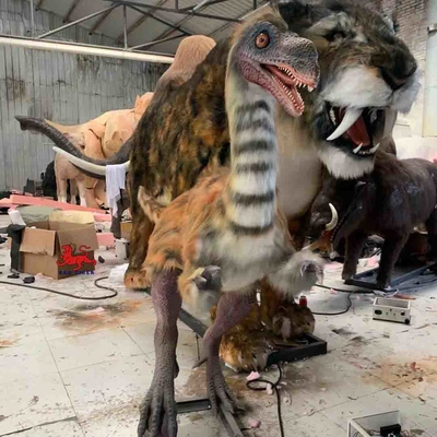 Buy Lifelike Realistic Animatronic Dinosaur Amusement Park Limusaurus Model online manufacture