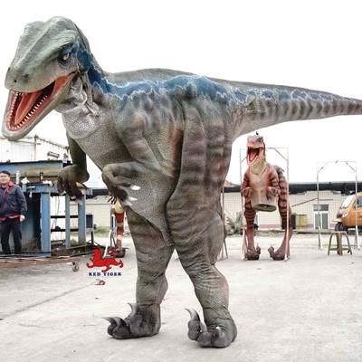 خرید لباس دایناسور واقعی Animatronic / لباس رپتور بزرگسالان برای فضای باز online manufacture