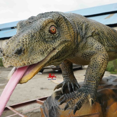 Buy Snowproof 4m Realistic Animatronic Animals Komodo Dragon Model online manufacture