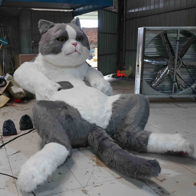 購入 実物大の現実的なアニマトロニクス動物200Wサイズの注文の相互話す猫 online manufacture